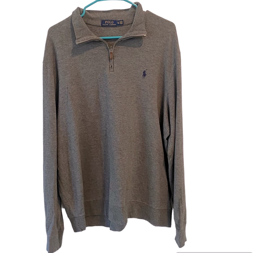 Polo Ralph Lauren vintage pull over, XL, great condition, outdoors, sporty, gray